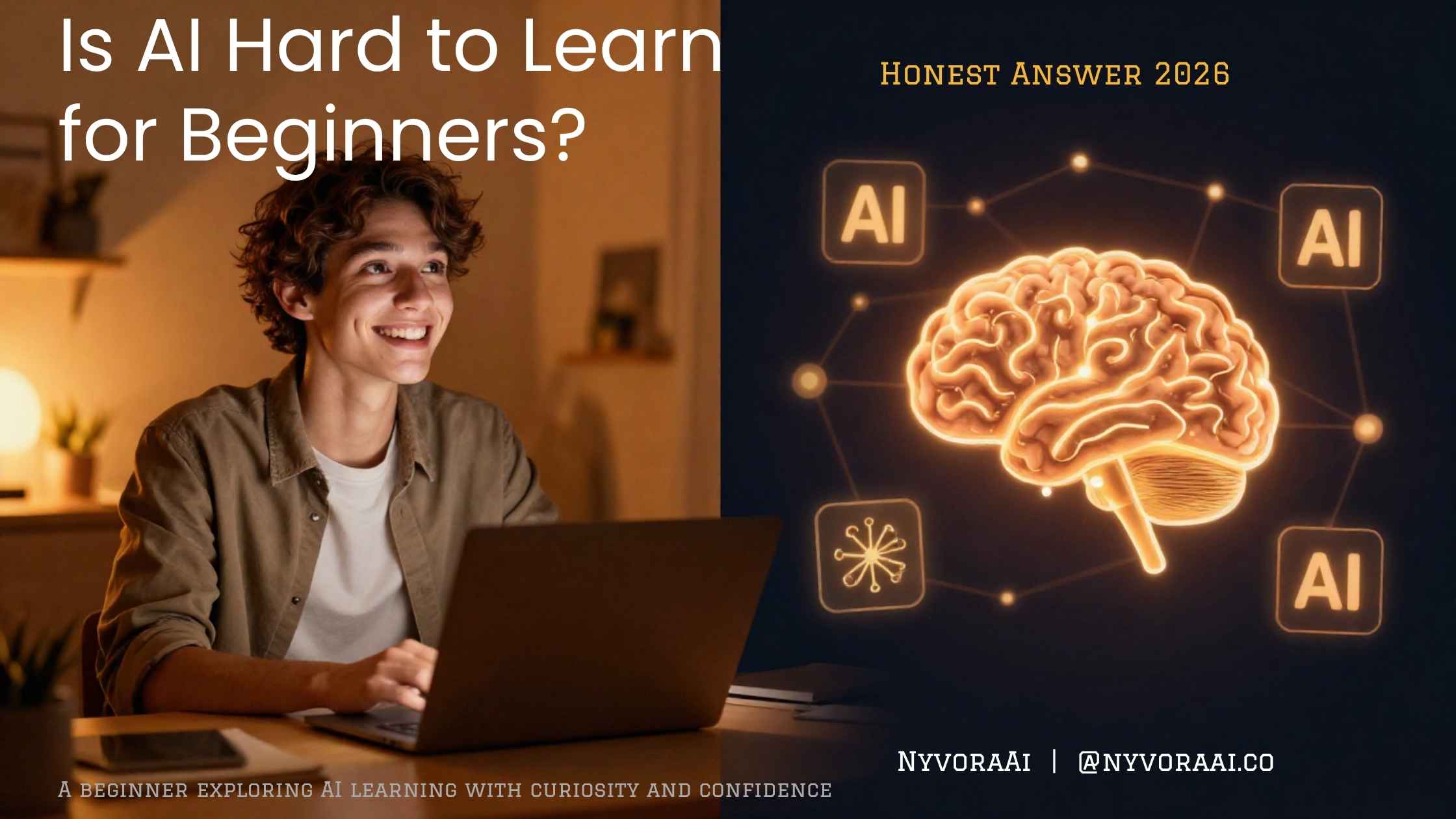 AI 对新手来说难学吗？给你一个诚实的答案（2026）