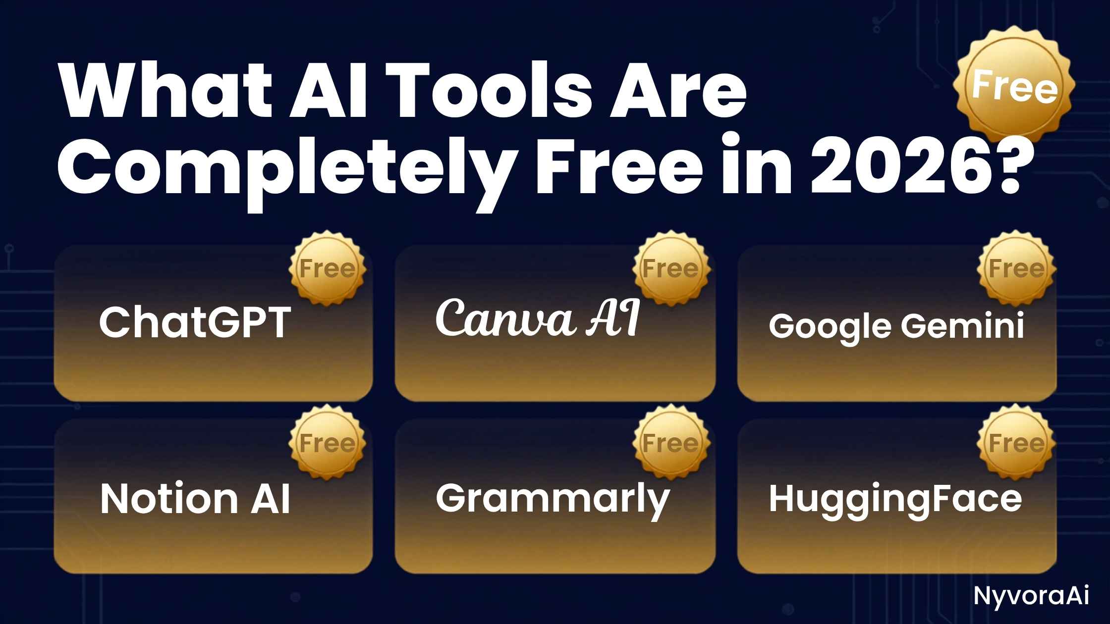 2026 年哪些 AI 工具一分钱都不花？（实测）