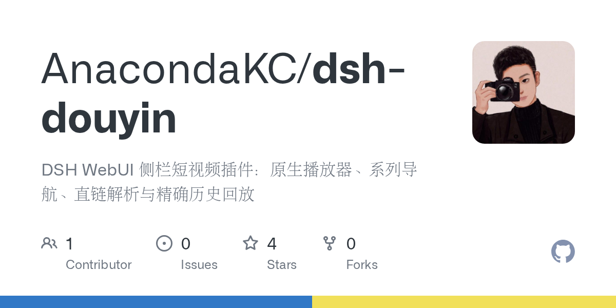 AnacondaKC/dsh-douyin preview