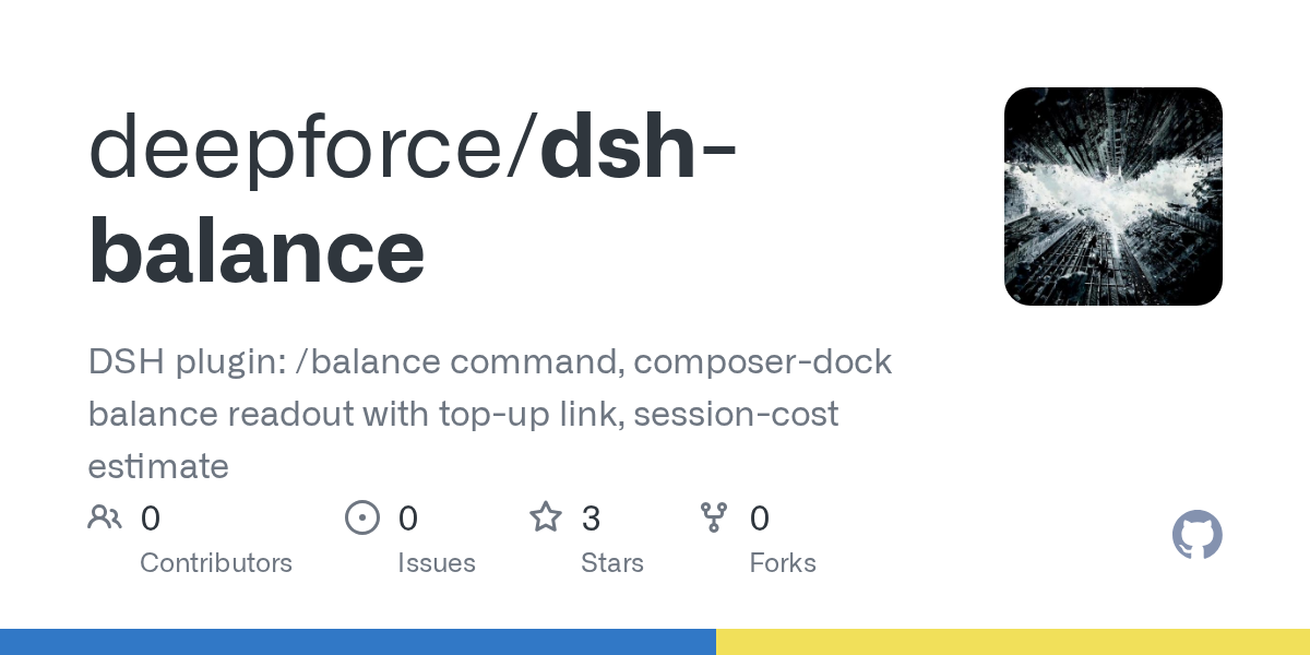 deepforce/dsh-balance preview