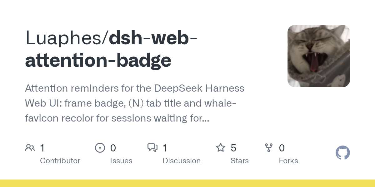 Luaphes/dsh-web-attention-badge preview