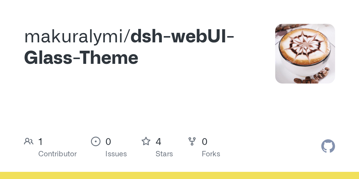 makuralymi/dsh-webUI-Glass-Theme preview