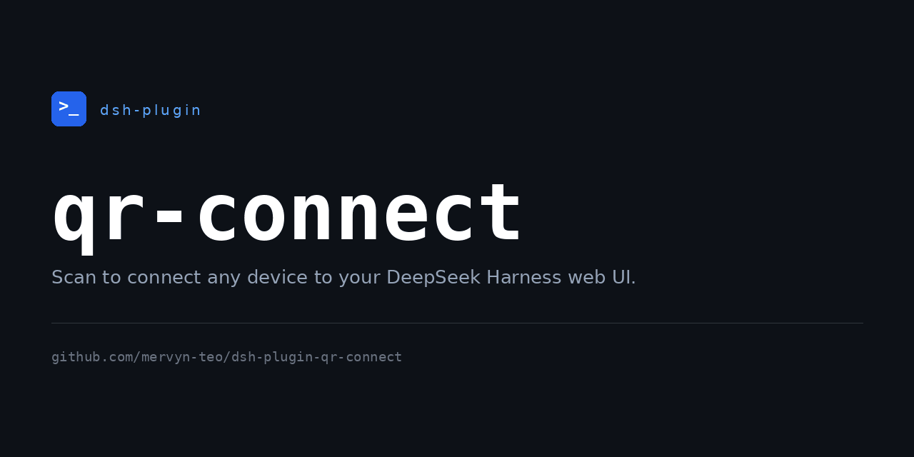 mervyn-teo/dsh-plugin-qr-connect 预览 preview
