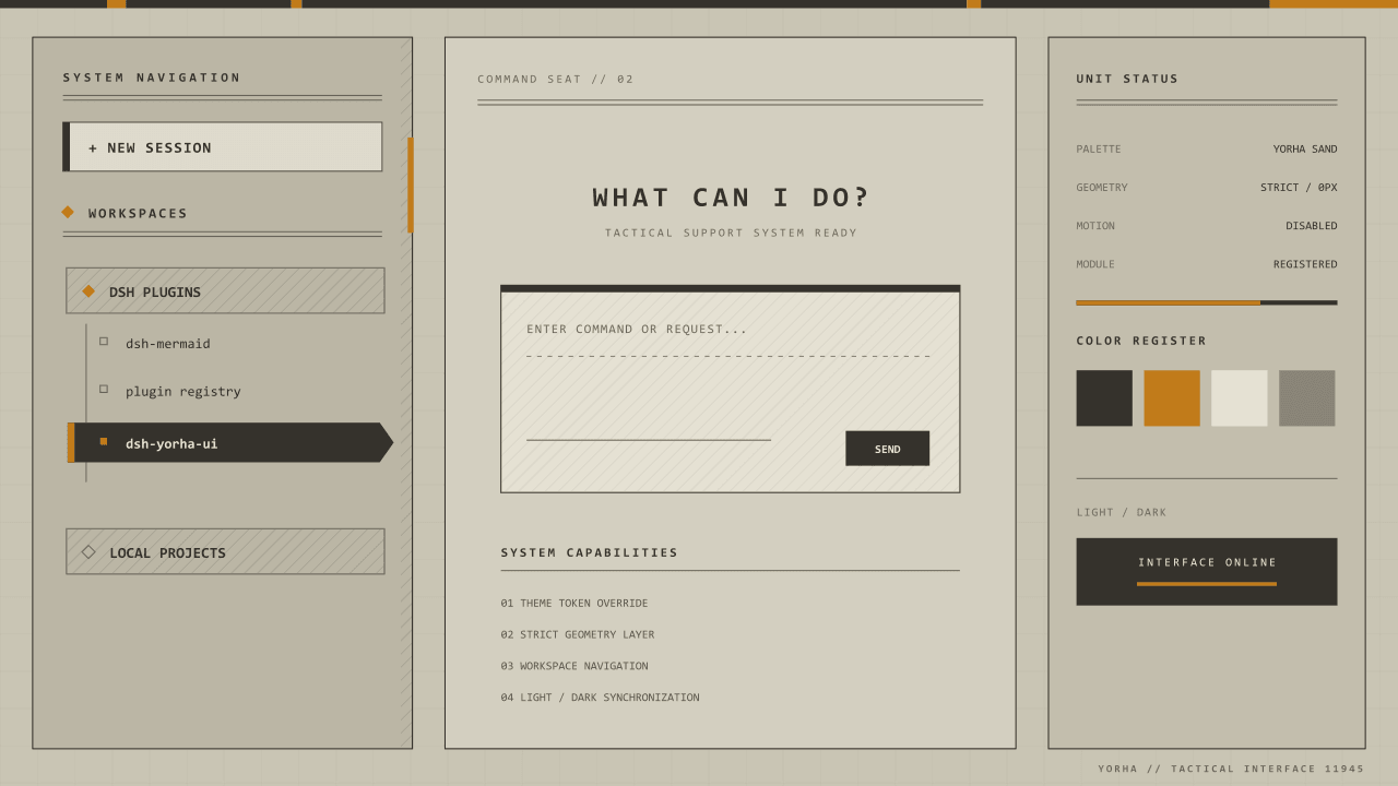 MrmoLabs/dsh-yorha-ui 预览 preview