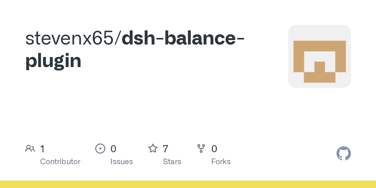 stevenx65/dsh-balance-plugin preview
