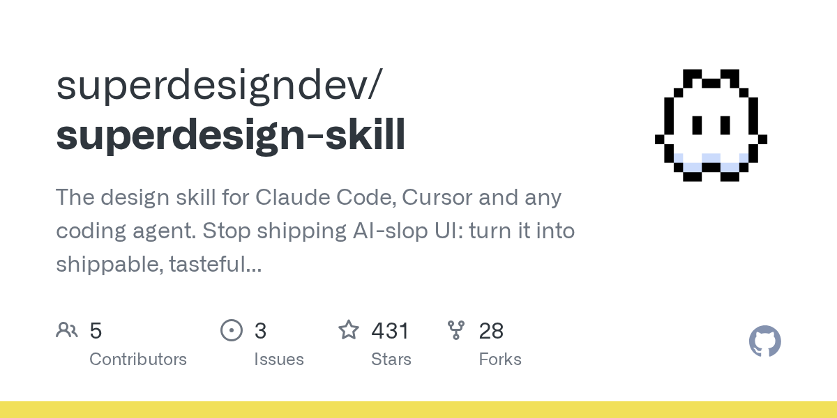 superdesigndev/superdesign-skill preview
