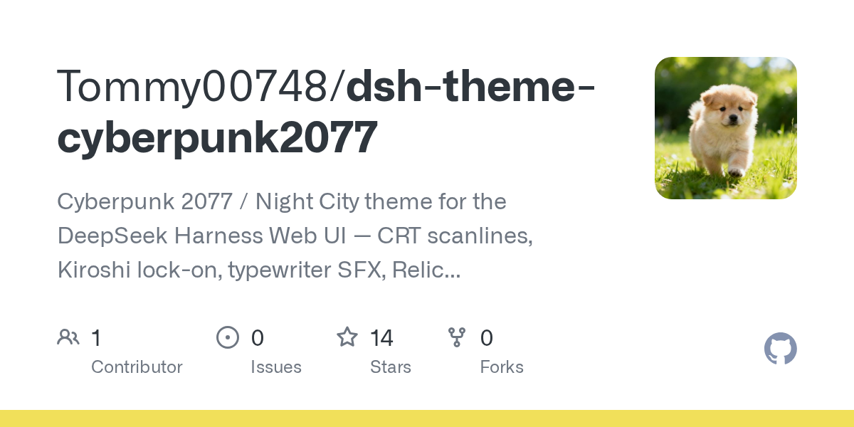 Tommy00748/dsh-theme-cyberpunk2077 preview
