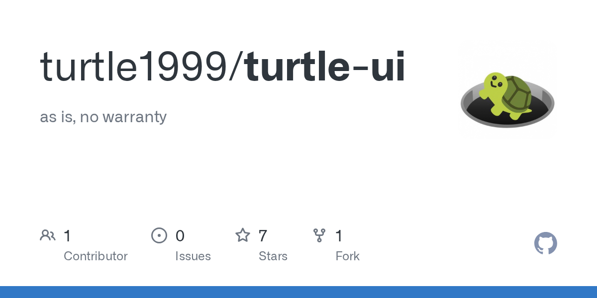 turtle1999/turtle-ui preview