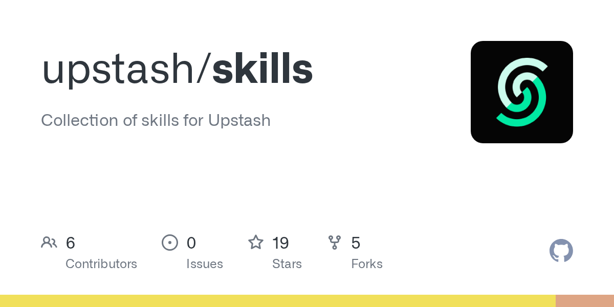 upstash/skills preview